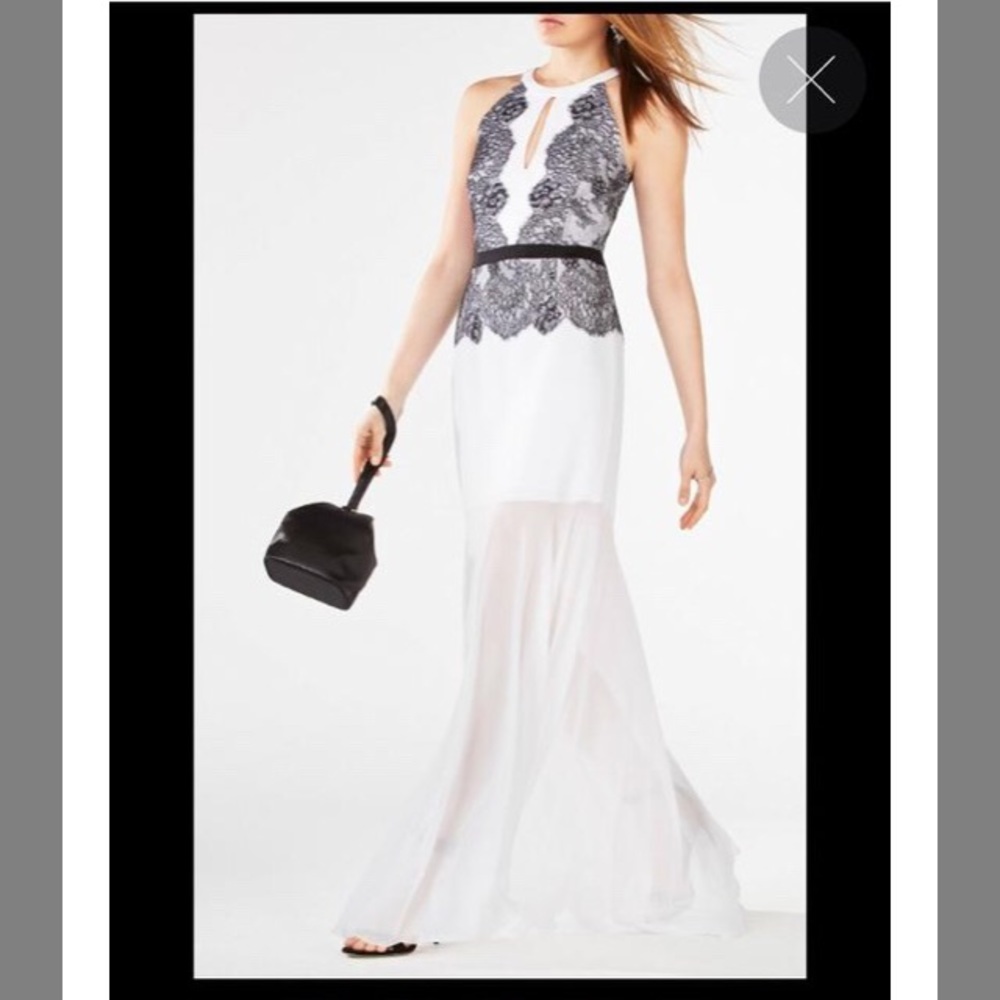 NWT Authentic BCBG Max Azria floor length gown 0